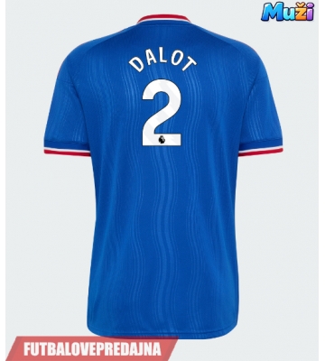 Lacne Muži Futbalové dres Manchester United Diogo Dalot #2 2026-27 Krátky Rukáv - Preč